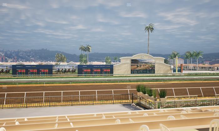 Del Mar Thoroughbred Club - Section Stretch Run Box 12 F Lvl 1 Seat View