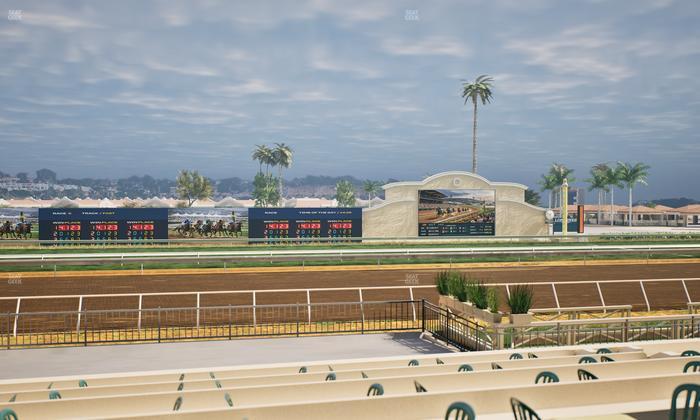 Del Mar Thoroughbred Club - Section Stretch Run Box 12 F Lvl 1 Seat View