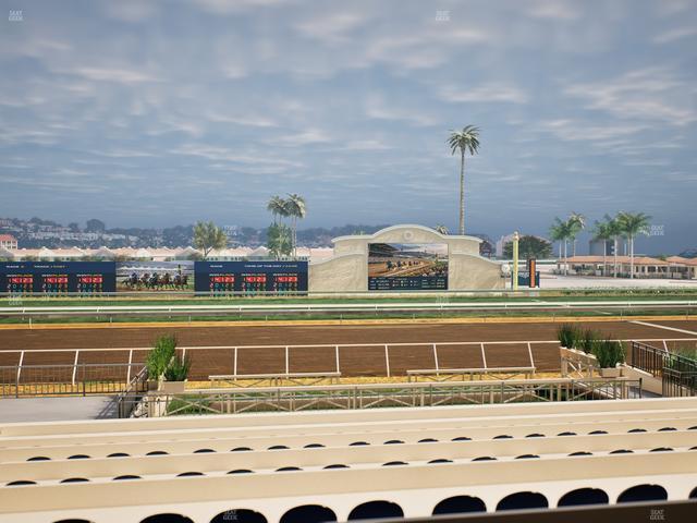 Del Mar Thoroughbred Club - Section Stretch Run Box 13 A Lvl 2 Seat View