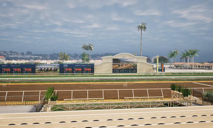 Del Mar Thoroughbred Club - Section Stretch Run Box 13 A Lvl 2 Seat View