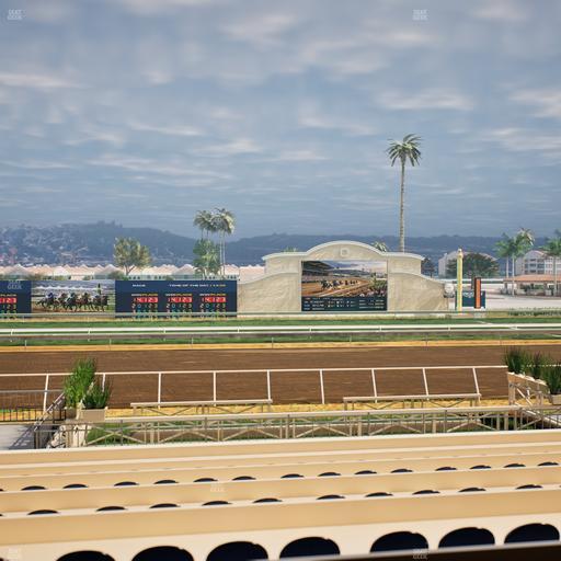 Del Mar Thoroughbred Club - Section Stretch Run Box 13 A Lvl 2 Seat View