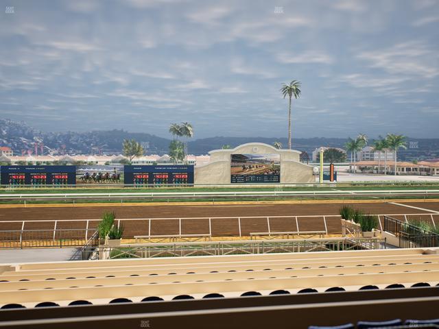 Del Mar Thoroughbred Club - Section Stretch Run Box 13 B Lvl 2 Seat View