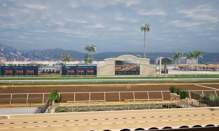 Del Mar Thoroughbred Club - Section Stretch Run Box 13 B Lvl 2 Seat View