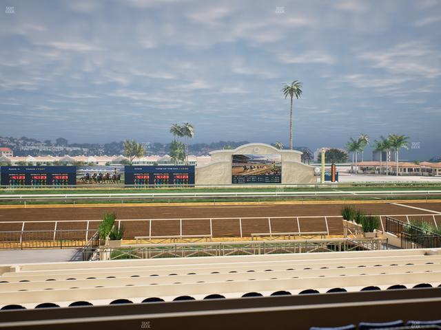 Del Mar Thoroughbred Club - Section Stretch Run Box 13 B Lvl 2 Seat View
