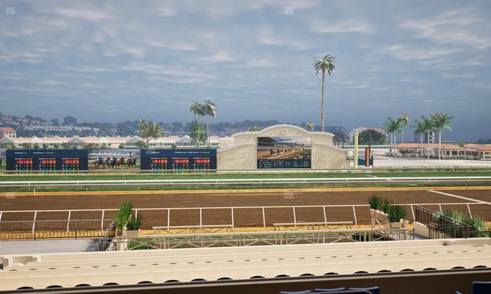 Del Mar Thoroughbred Club - Section Stretch Run Box 13 C Lvl 2 Seat View