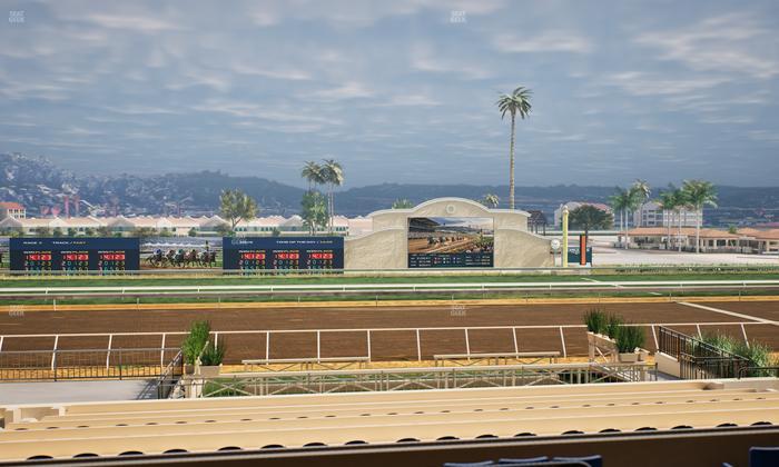 Del Mar Thoroughbred Club - Section Stretch Run Box 13 C Lvl 2 Seat View