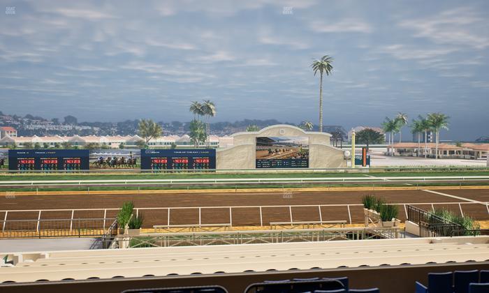 Del Mar Thoroughbred Club - Section Stretch Run Box 13 D Lvl 2 Seat View