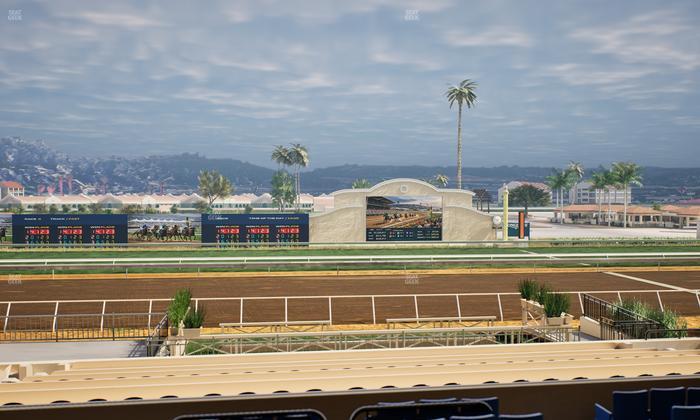Del Mar Thoroughbred Club - Section Stretch Run Box 13 D Lvl 2 Seat View