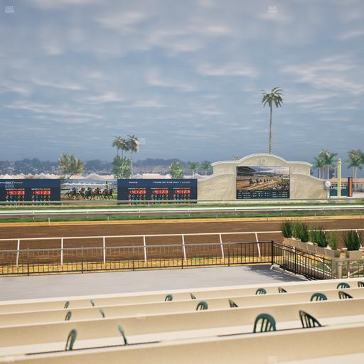 Del Mar Thoroughbred Club - Section Stretch Run Box 13 E Lvl 1 Seat View