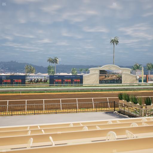 Del Mar Thoroughbred Club - Section Stretch Run Box 13 E Lvl 1 Seat View