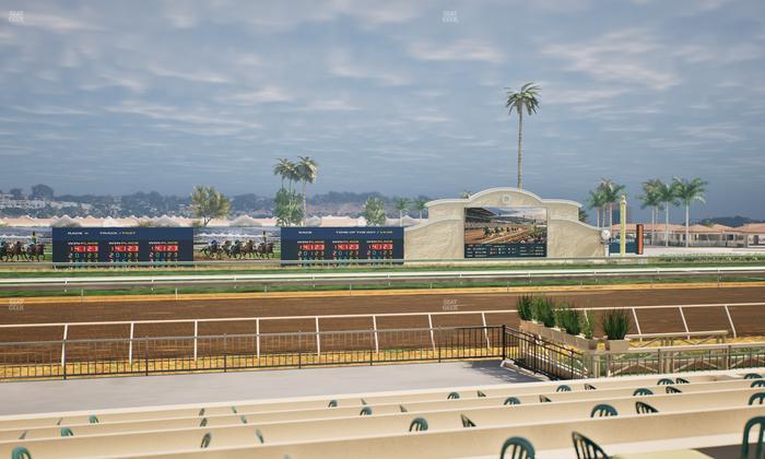 Del Mar Thoroughbred Club - Section Stretch Run Box 13 F Lvl 1 Seat View
