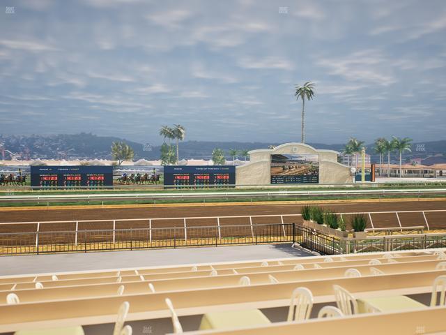 Del Mar Thoroughbred Club - Section Stretch Run Box 13 F Lvl 1 Seat View