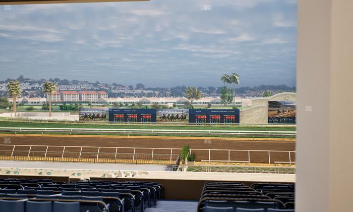 Del Mar Thoroughbred Club - Section Stretch Run Box 13 F Lvl 3 Seat View