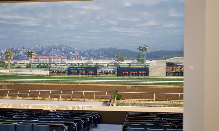 Del Mar Thoroughbred Club - Section Stretch Run Box 13 F Lvl 3 Seat View