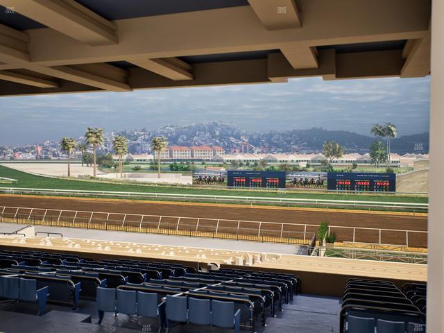 Del Mar Thoroughbred Club - Section Stretch Run Box 13 G Lvl 3 Seat View