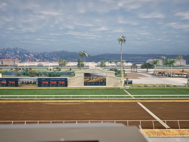 Del Mar Thoroughbred Club - Section Stretch Run Box 13 J Lvl 4 Seat View