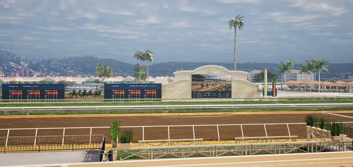 Del Mar Thoroughbred Club - Section Stretch Run Box 14 A Lvl 2 Seat View