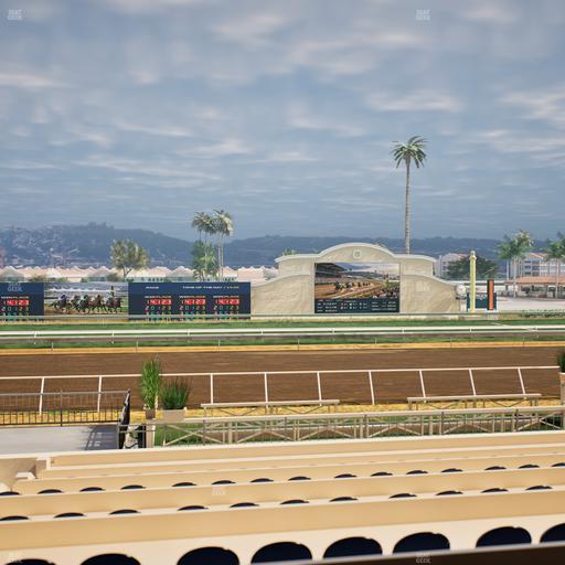Del Mar Thoroughbred Club - Section Stretch Run Box 14 A Lvl 2 Seat View