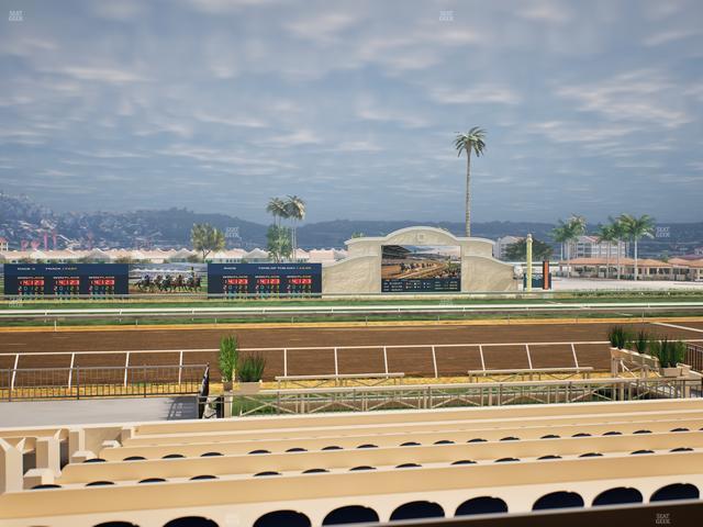Del Mar Thoroughbred Club - Section Stretch Run Box 14 A Lvl 2 Seat View