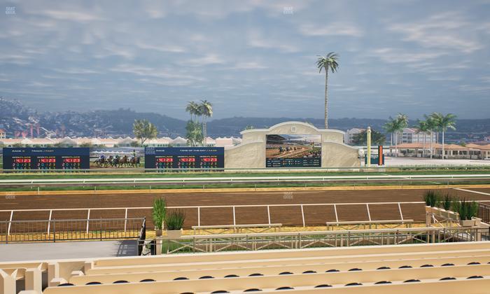 Del Mar Thoroughbred Club - Section Stretch Run Box 14 A Lvl 2 Seat View