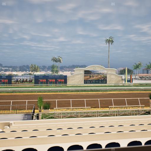 Del Mar Thoroughbred Club - Section Stretch Run Box 14 A Lvl 2 Seat View