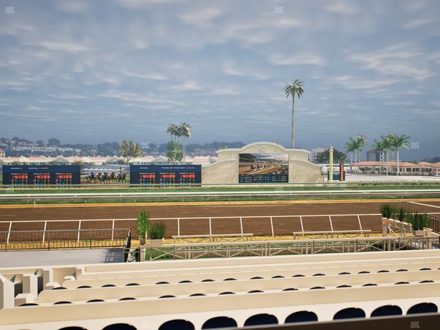 Del Mar Thoroughbred Club - Section Stretch Run Box 14 A Lvl 2 Seat View
