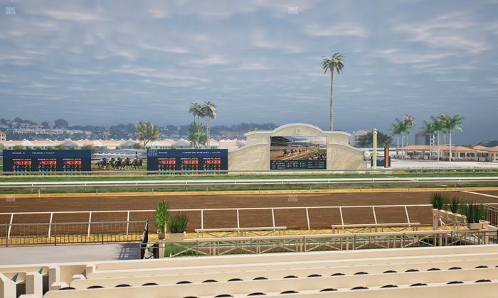 Del Mar Thoroughbred Club - Section Stretch Run Box 14 A Lvl 2 Seat View