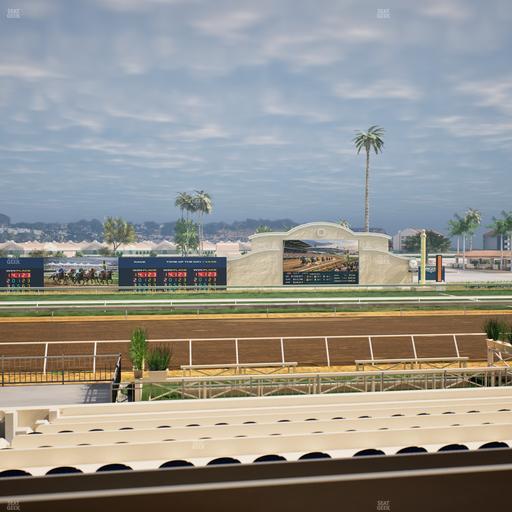 Del Mar Thoroughbred Club - Section Stretch Run Box 14 B Lvl 2 Seat View