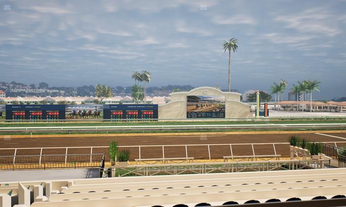 Del Mar Thoroughbred Club - Section Stretch Run Box 14 B Lvl 2 Seat View