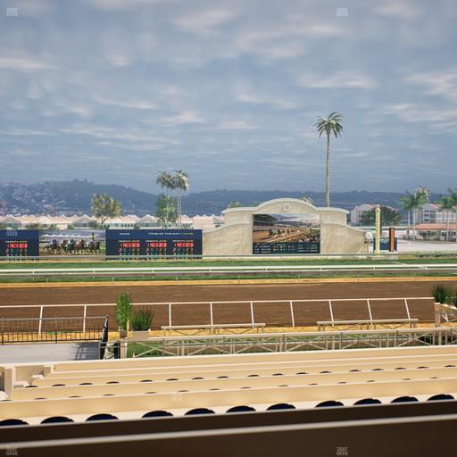 Del Mar Thoroughbred Club - Section Stretch Run Box 14 B Lvl 2 Seat View
