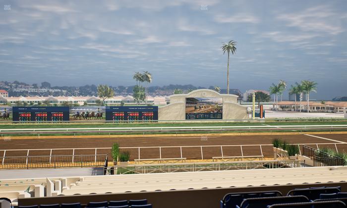 Del Mar Thoroughbred Club - Section Stretch Run Box 14 D Lvl 2 Seat View