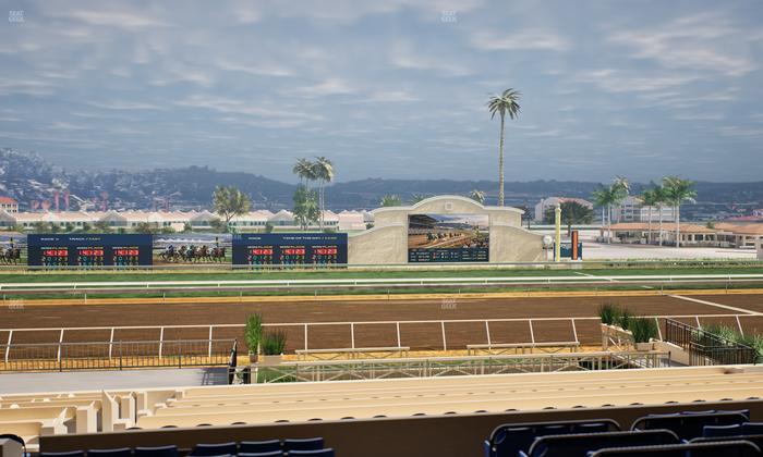 Del Mar Thoroughbred Club - Section Stretch Run Box 14 D Lvl 2 Seat View