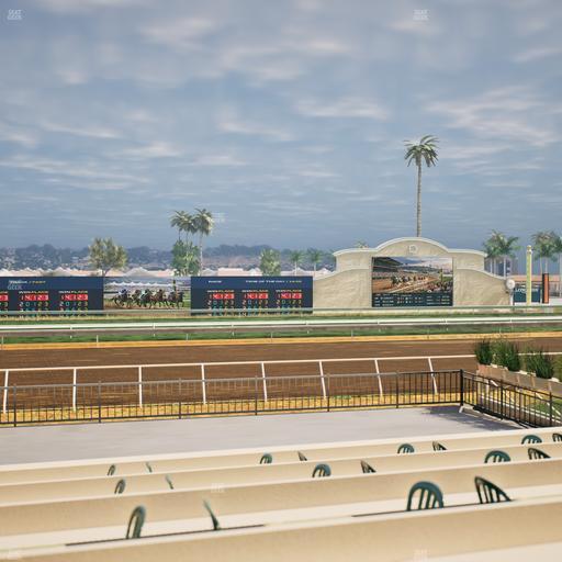 Del Mar Thoroughbred Club - Section Stretch Run Box 14 E Lvl 1 Seat View