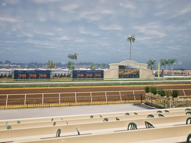 Del Mar Thoroughbred Club - Section Stretch Run Box 14 E Lvl 1 Seat View