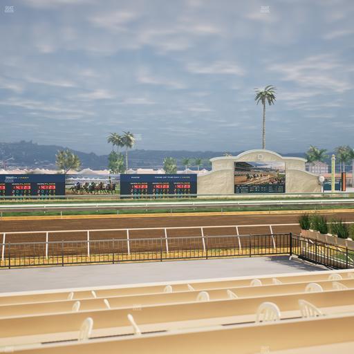 Del Mar Thoroughbred Club - Section Stretch Run Box 14 E Lvl 1 Seat View