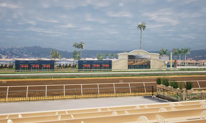 Del Mar Thoroughbred Club - Section Stretch Run Box 14 E Lvl 1 Seat View