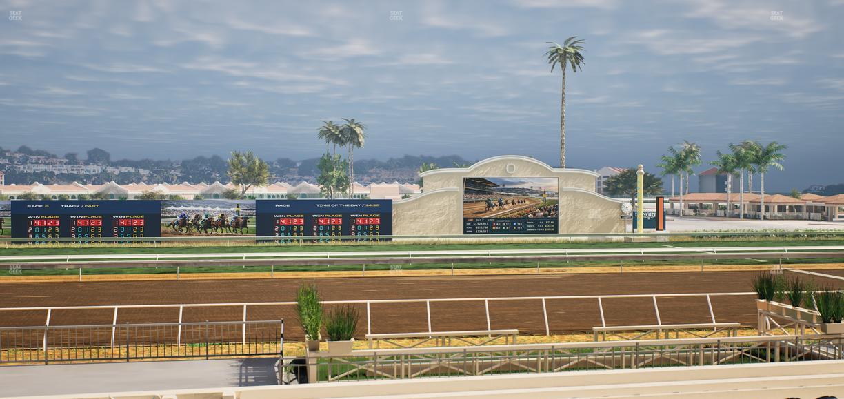 Del Mar Thoroughbred Club - Section Stretch Run Box 15 A Lvl 2 Seat View
