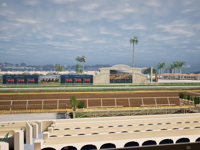 Del Mar Thoroughbred Club - Section Stretch Run Box 15 A Lvl 2 Seat View