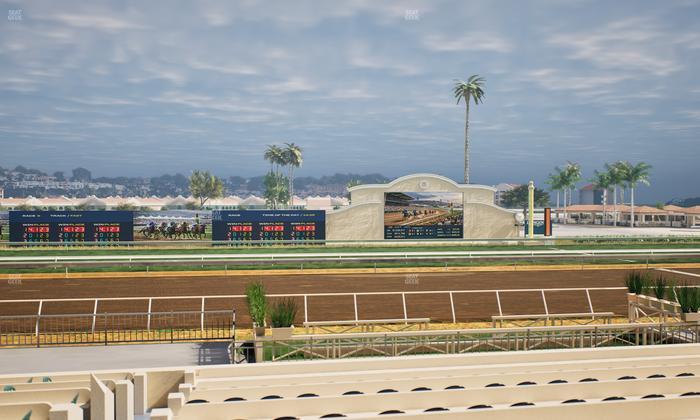 Del Mar Thoroughbred Club - Section Stretch Run Box 15 A Lvl 2 Seat View
