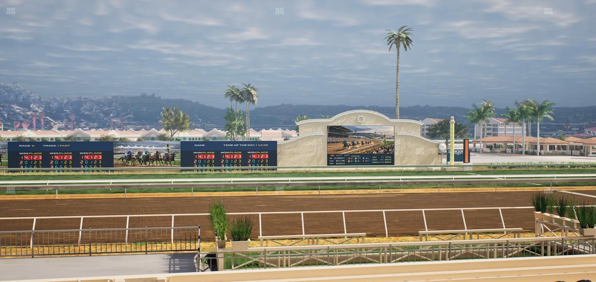 Del Mar Thoroughbred Club - Section Stretch Run Box 15 A Lvl 2 Seat View