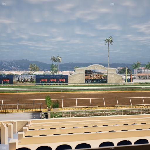 Del Mar Thoroughbred Club - Section Stretch Run Box 15 A Lvl 2 Seat View