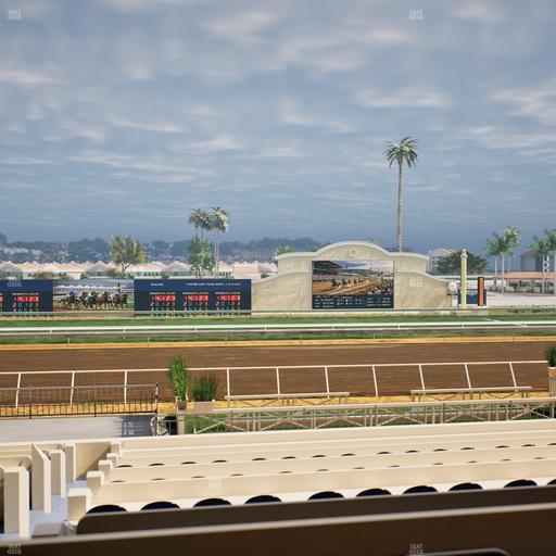 Del Mar Thoroughbred Club - Section Stretch Run Box 15 B Lvl 2 Seat View