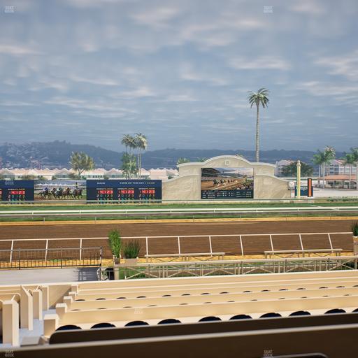 Del Mar Thoroughbred Club - Section Stretch Run Box 15 B Lvl 2 Seat View