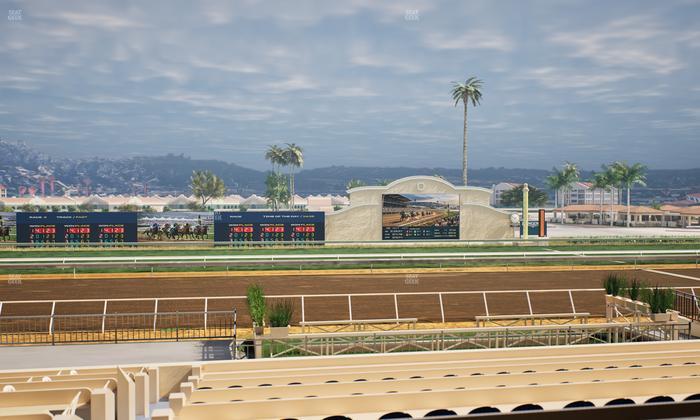 Del Mar Thoroughbred Club - Section Stretch Run Box 15 B Lvl 2 Seat View