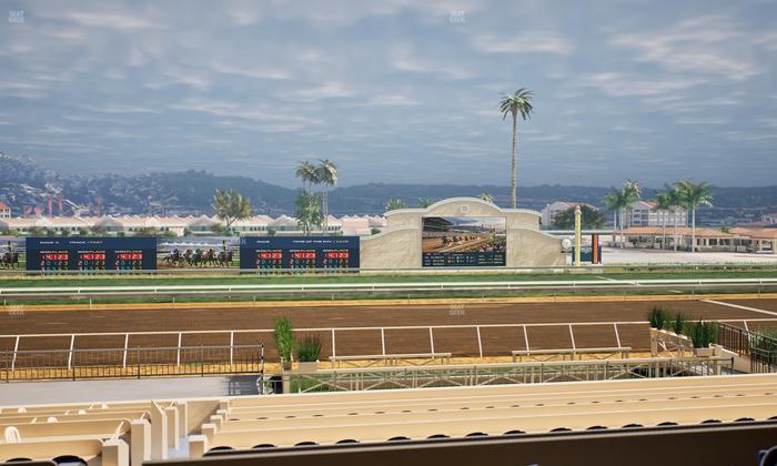 Del Mar Thoroughbred Club - Section Stretch Run Box 15 C Lvl 2 Seat View