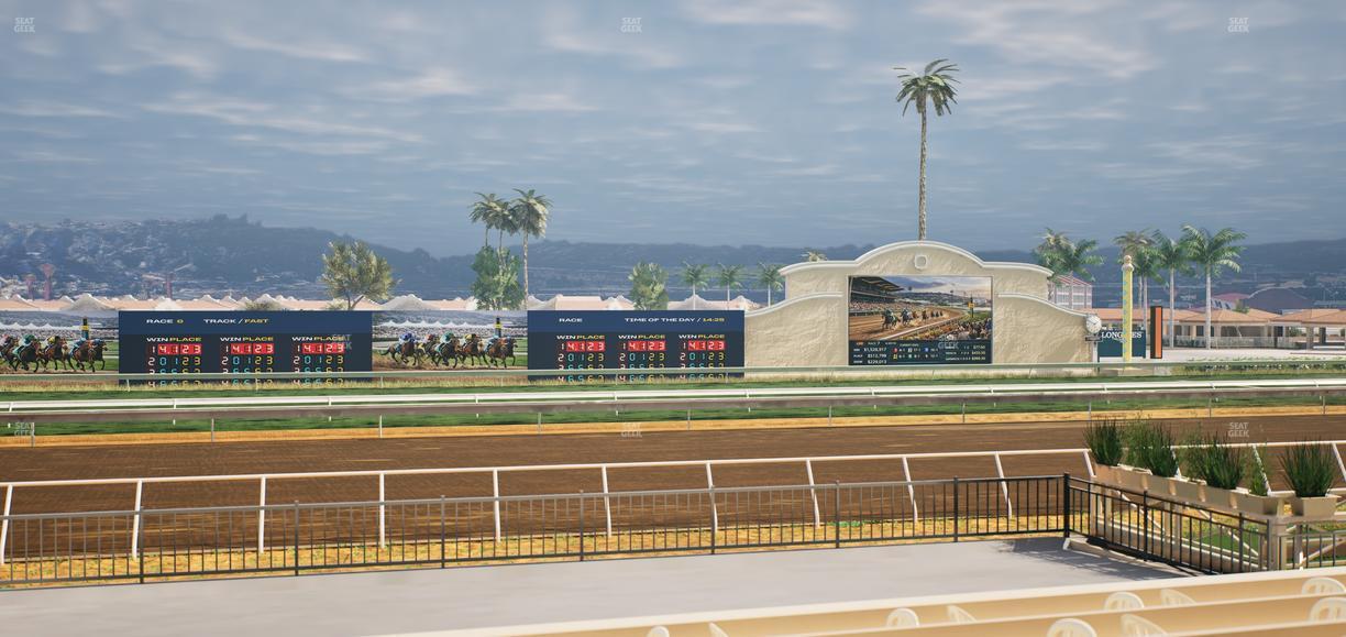 Del Mar Thoroughbred Club - Section Stretch Run Box 15 E Lvl 1 Seat View