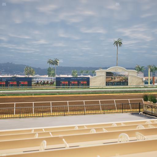 Del Mar Thoroughbred Club - Section Stretch Run Box 15 E Lvl 1 Seat View