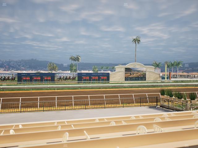 Del Mar Thoroughbred Club - Section Stretch Run Box 15 E Lvl 1 Seat View