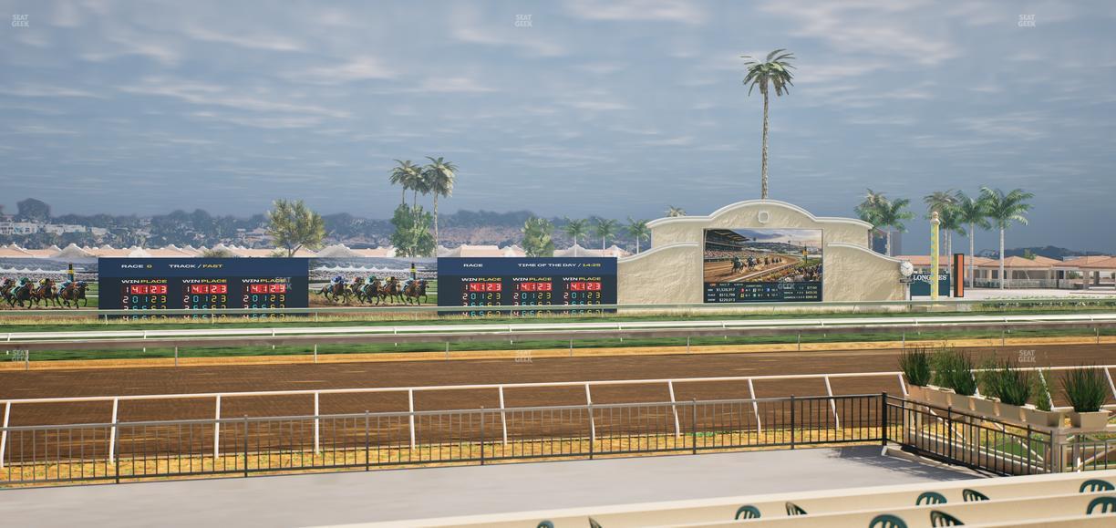 Del Mar Thoroughbred Club - Section Stretch Run Box 15 E Lvl 1 Seat View