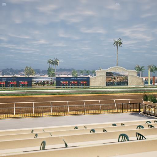 Del Mar Thoroughbred Club - Section Stretch Run Box 15 E Lvl 1 Seat View